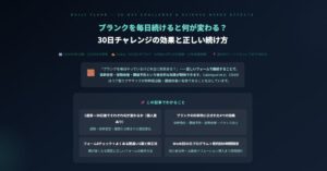 プランクを毎日続けると何が変わる？