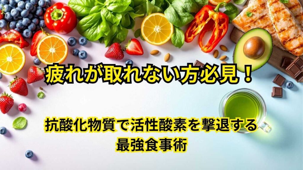 抗酸化物質で活性酸素を撃退する最強食事術