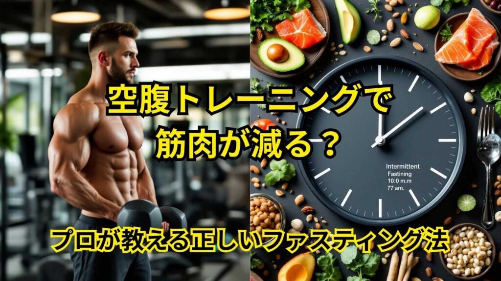 空腹トレーニングで筋肉が減る?