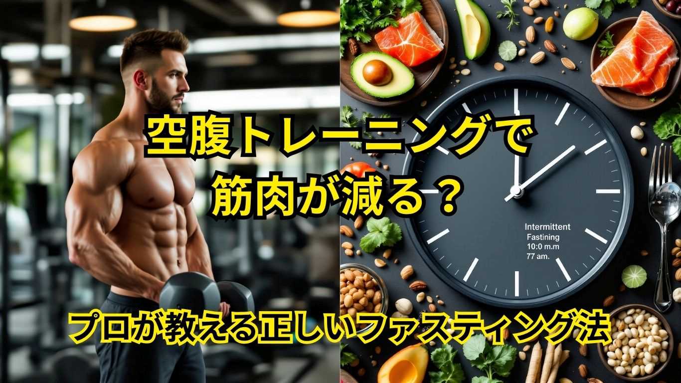 空腹トレーニングで筋肉が減る？