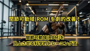 関節可動域(ROM)を向上させる科学的トレーニング法