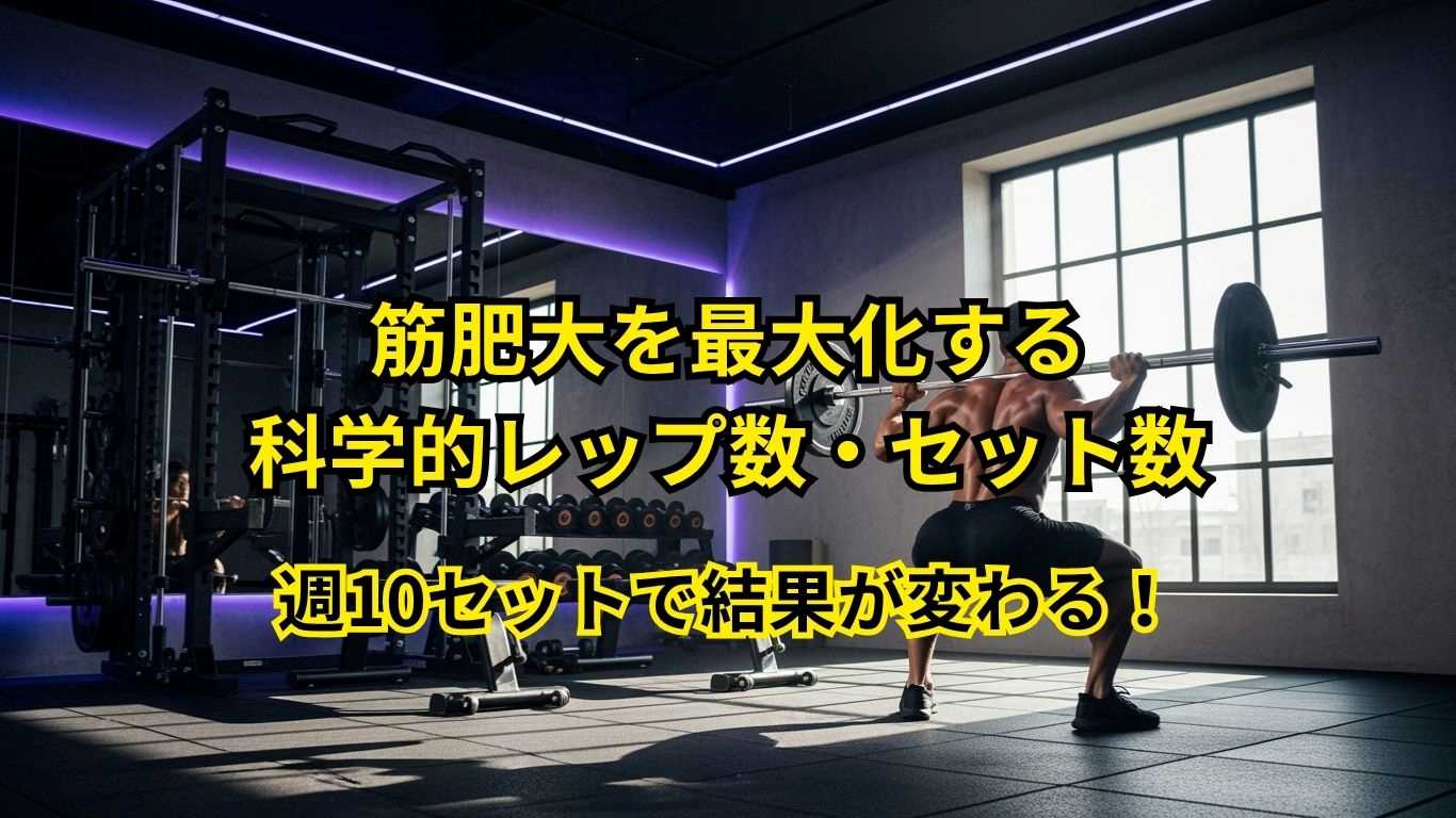 筋肥大に最適なレップ数