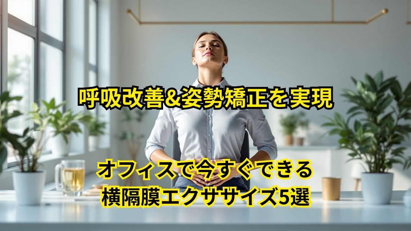 横隔膜エクササイズ5選