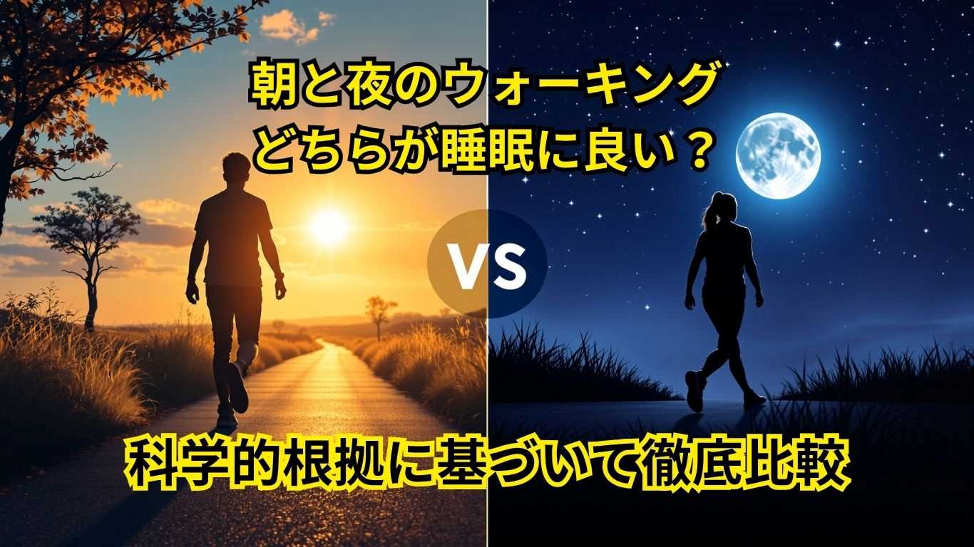 朝と夜のウォーキング