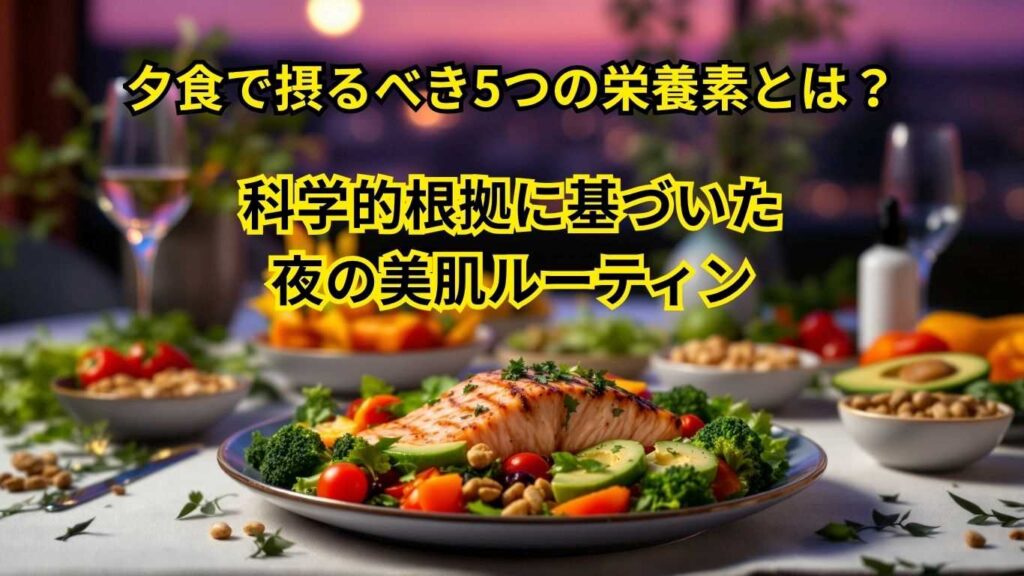 夜の美肌ルーティン