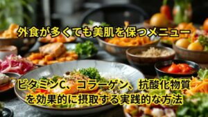 外食が多くても美肌を保つメニュー選びのコツ