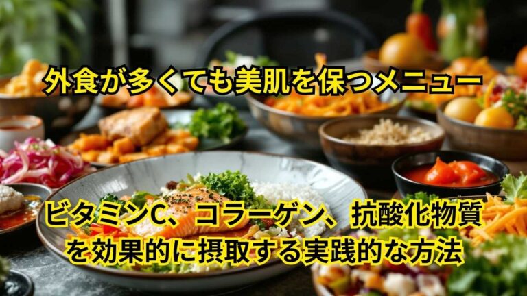 外食が多くても美肌を保つメニュー選びのコツ