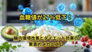 冷やしご飯のレジスタントスターチで血糖値が27%低下