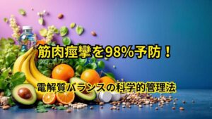 筋肉痙攣を98%予防