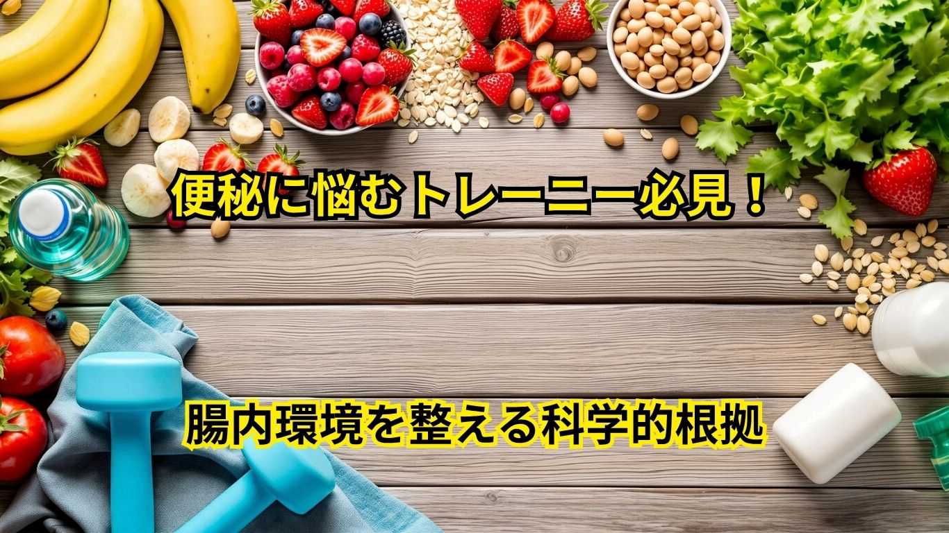 便秘に悩むトレーニー必見