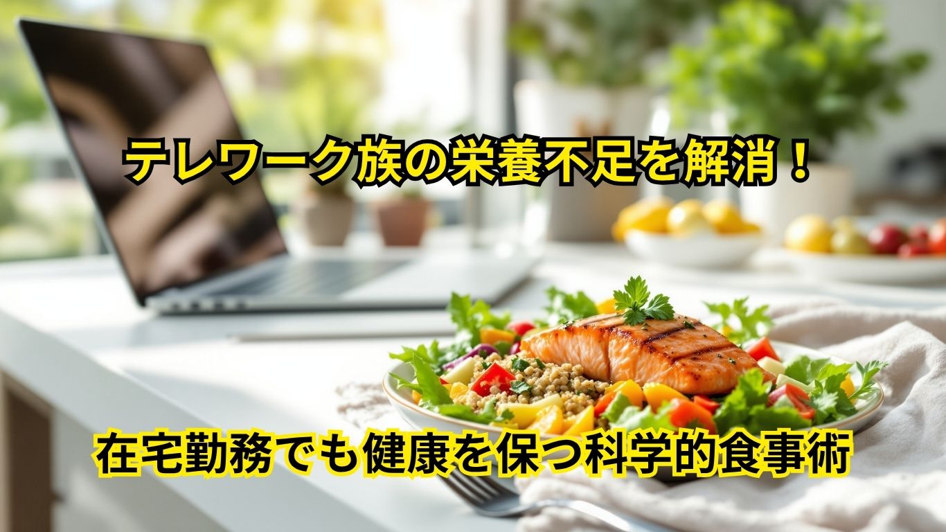 テレワーク族の栄養不足を解消