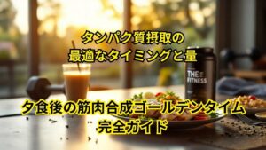 筋肉合成ゴールデンタイム