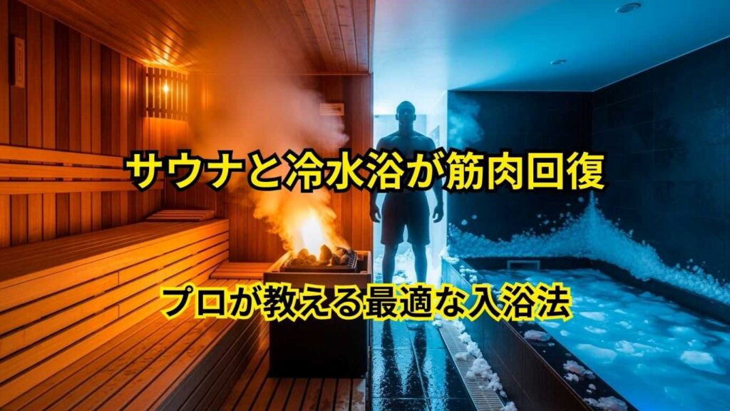 サウナと冷水浴が筋肉回復を加速