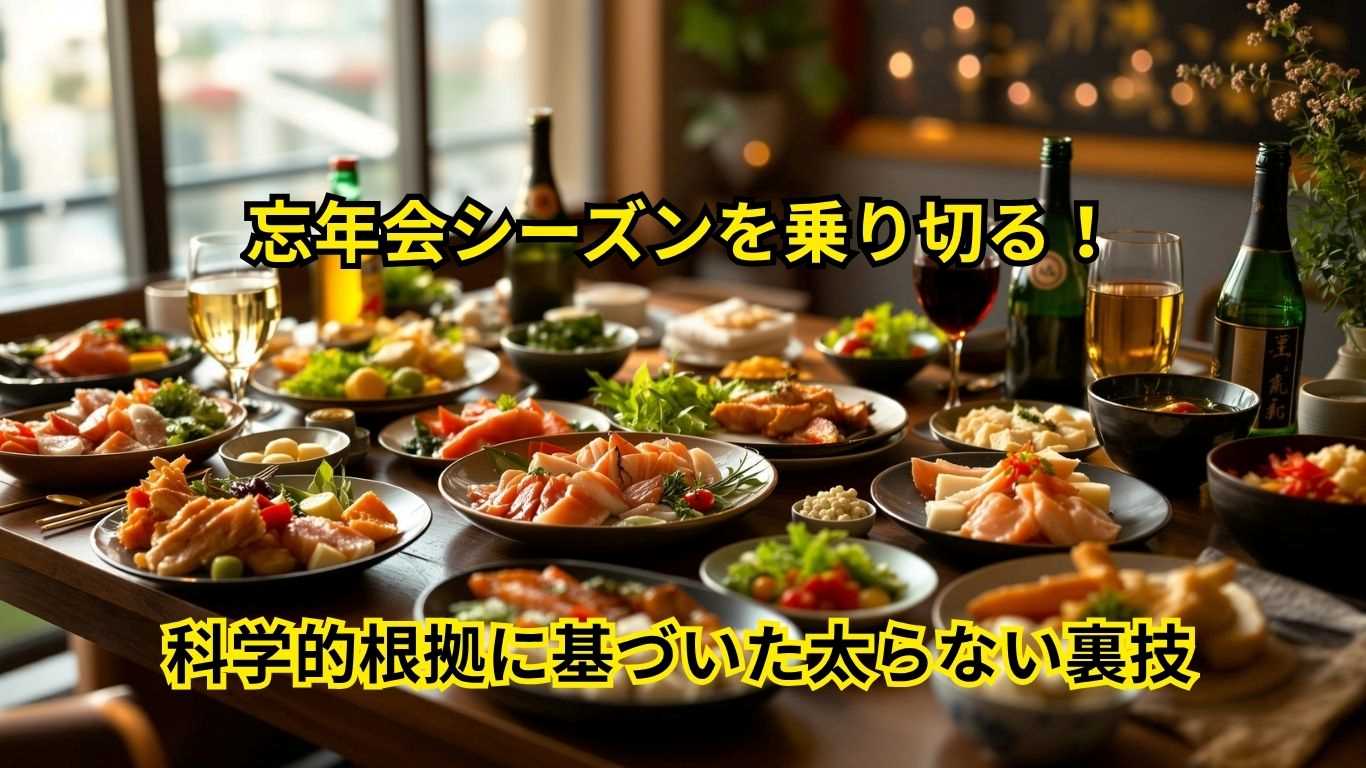 忘年会シーズンを乗り切る