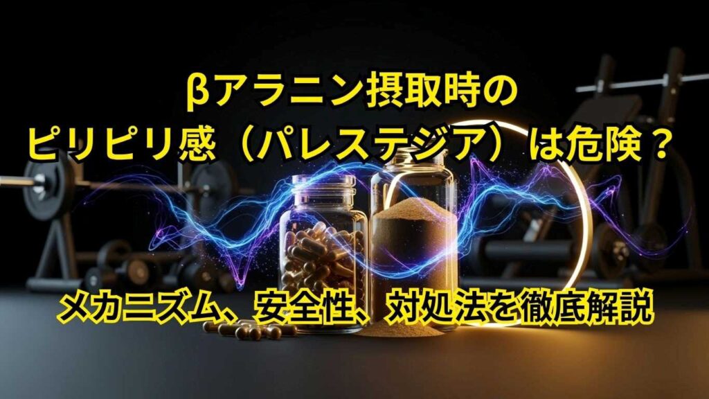 βアラニン摂取時のピリピリ感(パレステジア)は危険?