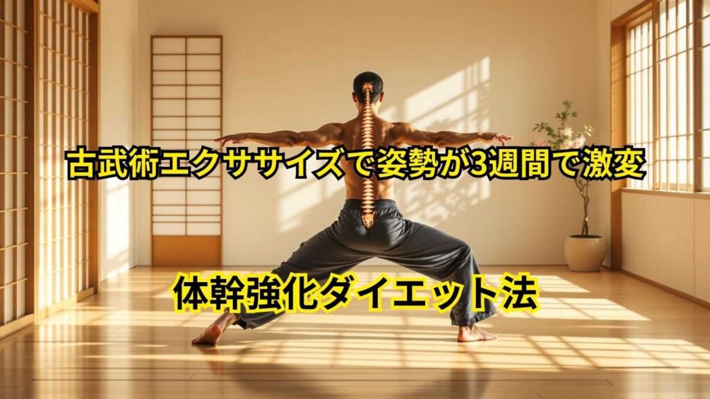 古武術エクササイズで姿勢改善&ダイエット