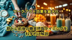 ワークアウト効果を最大化する糖質の量・種類・タイミング