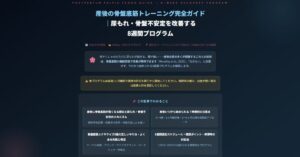 産後の骨盤底筋トレーニング