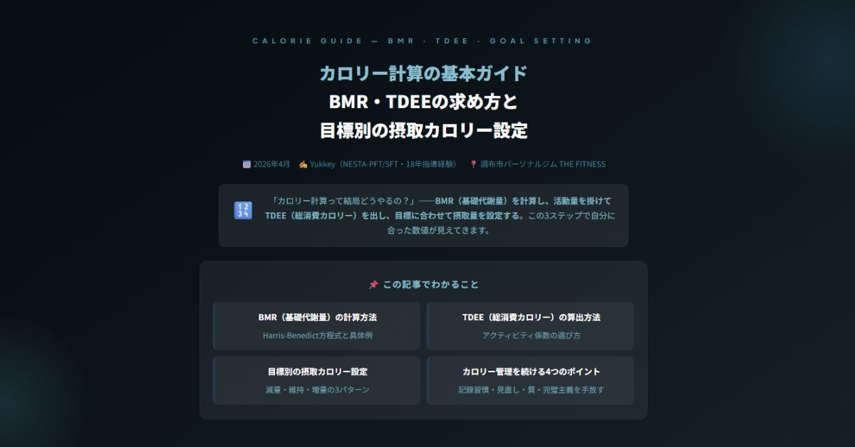 カロリー計算の基本ガイド