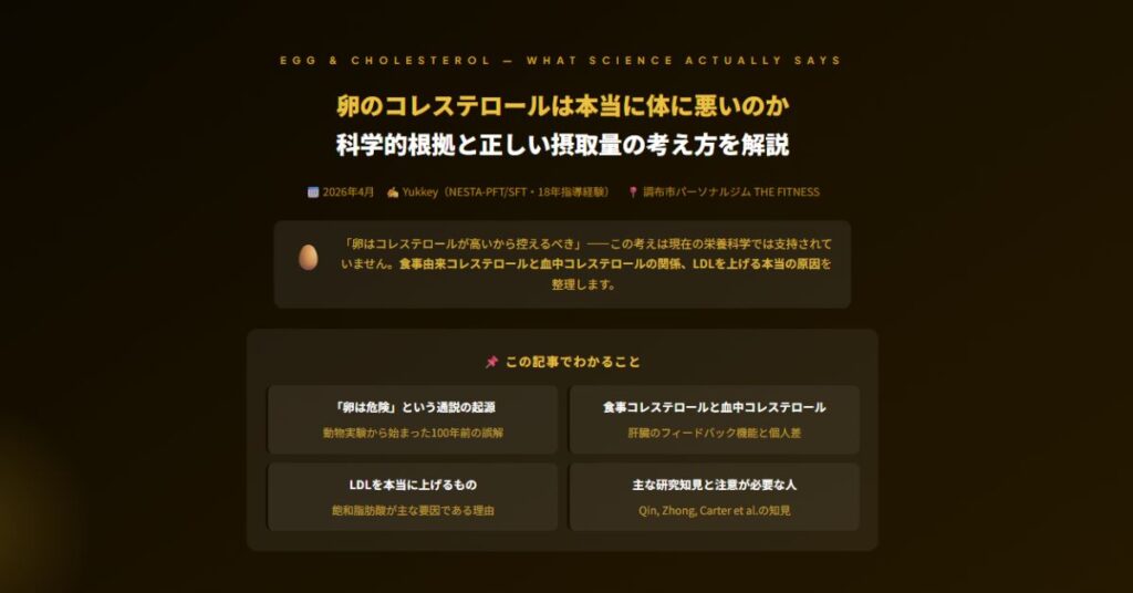 卵のコレステロール