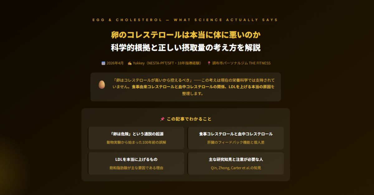 卵のコレステロール