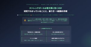 ストレッチポールは巻き肩に効くのか