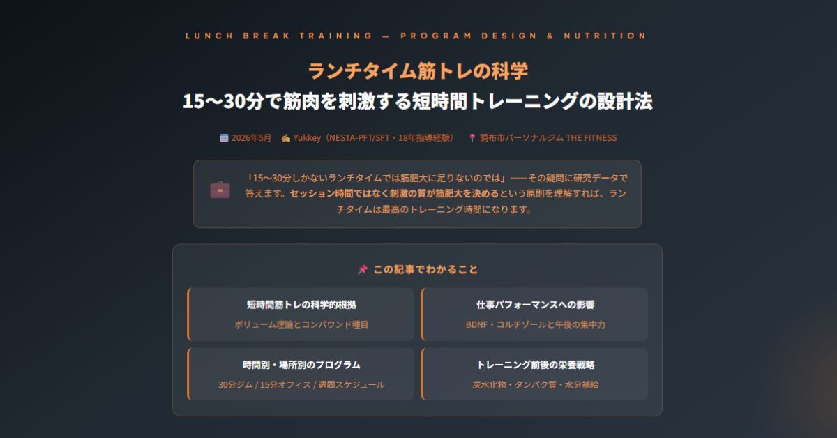 ランチタイム筋トレ