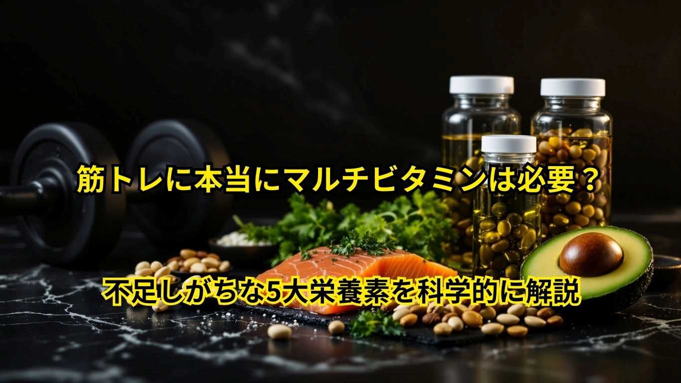 不足しがちな5大栄養素を科学的に解説