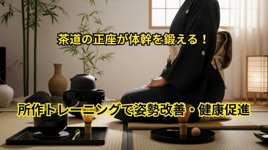 正座で鍛える！