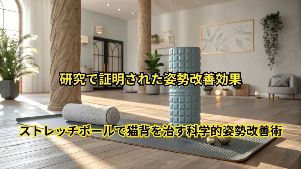 ストレッチポールで姿勢改善