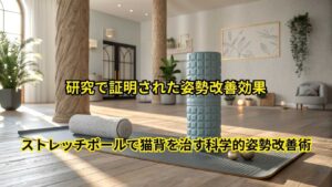 ストレッチポールで姿勢改善