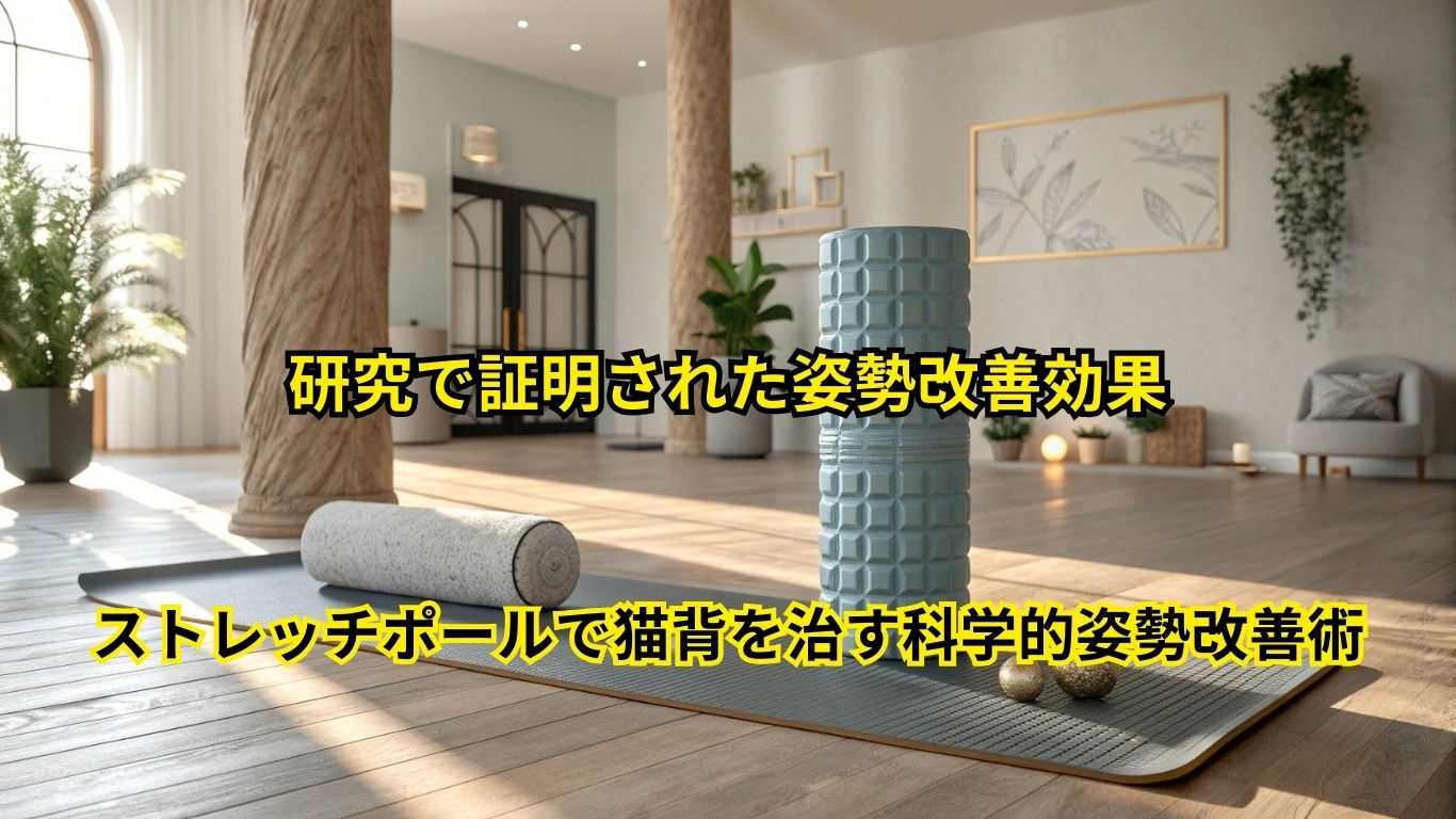 ストレッチポールで姿勢改善
