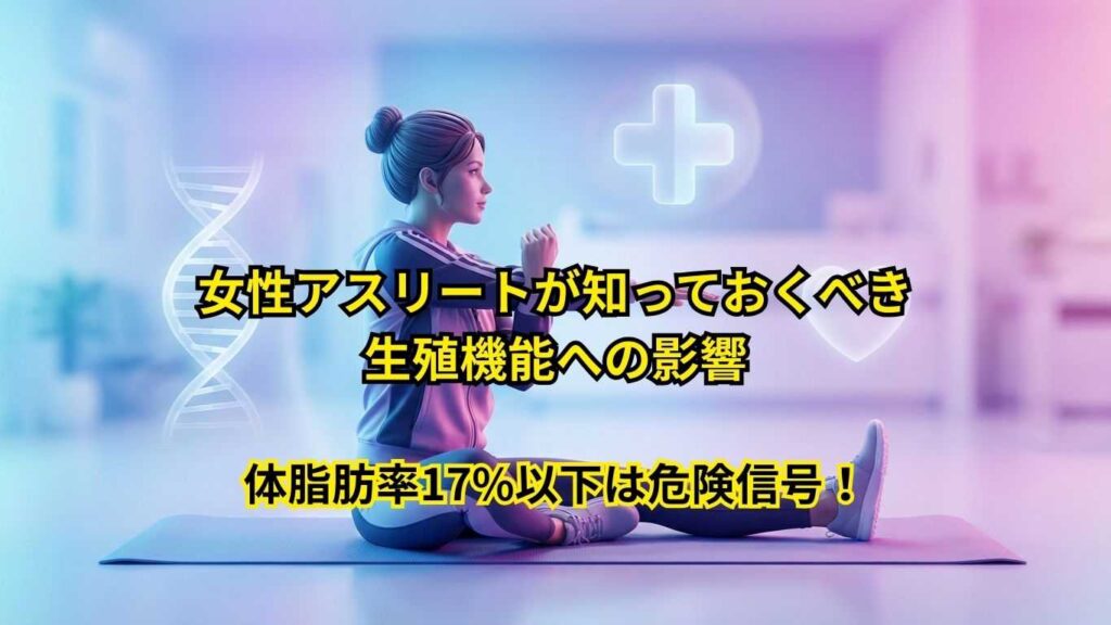体脂肪率17%以下は危険信号！