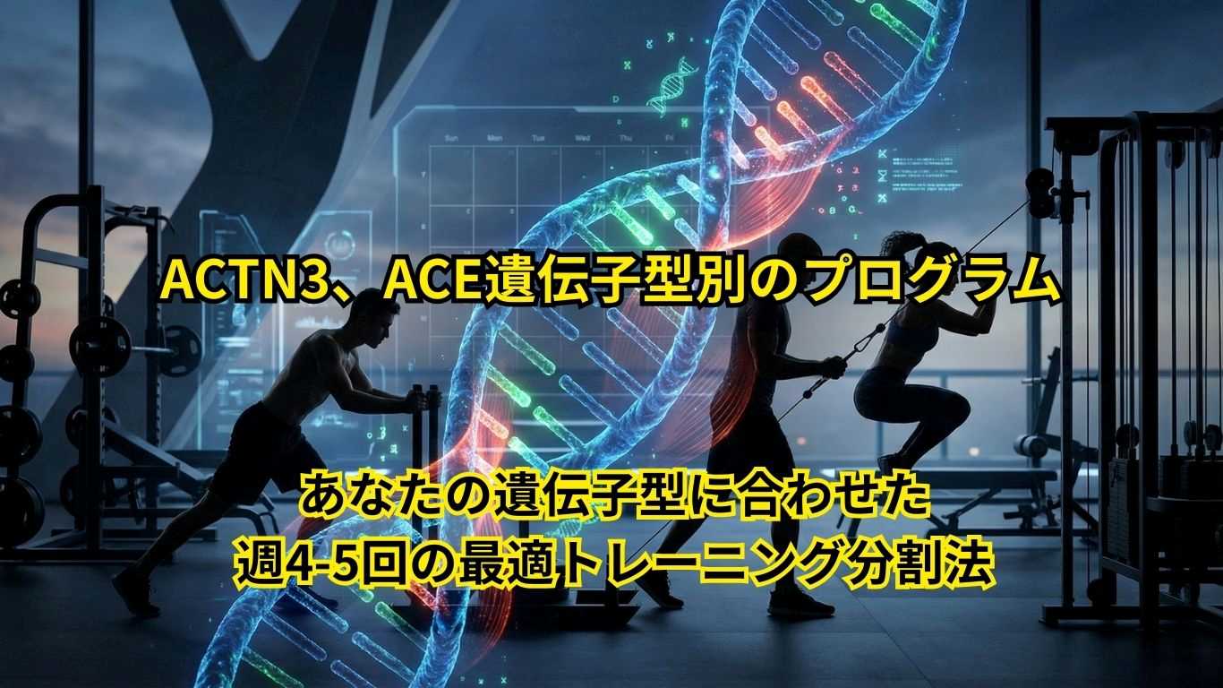 週4-5回トレーニングの遺伝子型別分割法