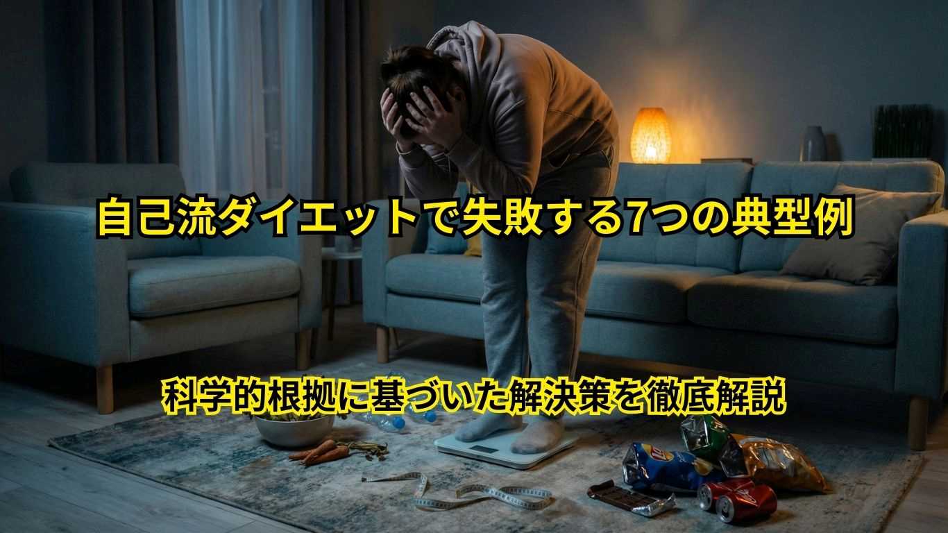 自己流ダイエットで失敗する7つの典型例