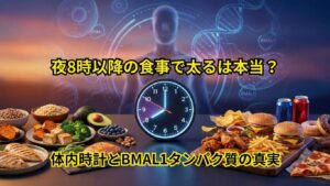 夜8時以降の食事で太るは本当?