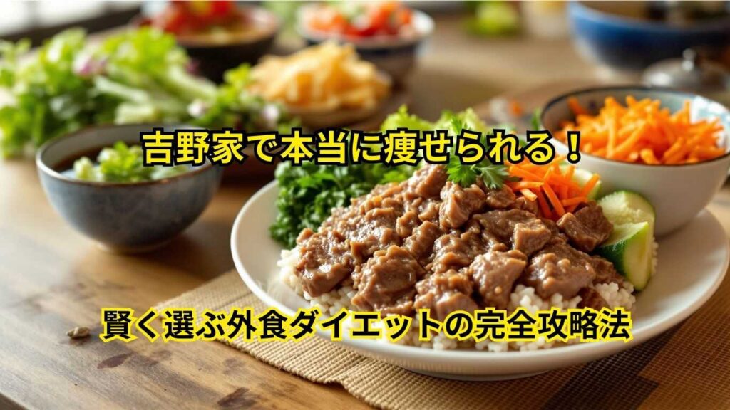 吉野家で-5kg達成