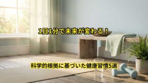 超簡単健康習慣5選