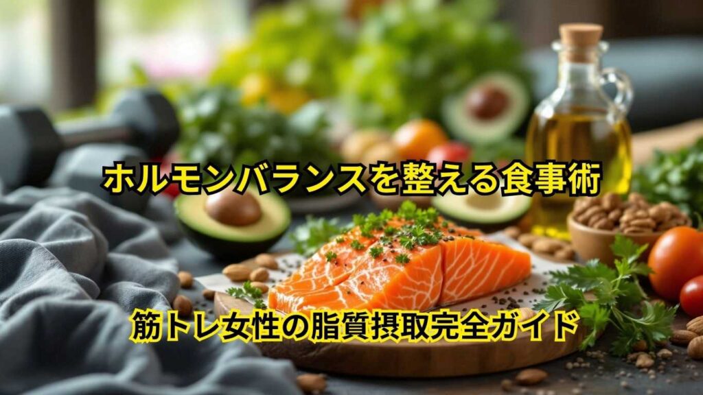 筋トレ女性の脂質摂取完全ガイド