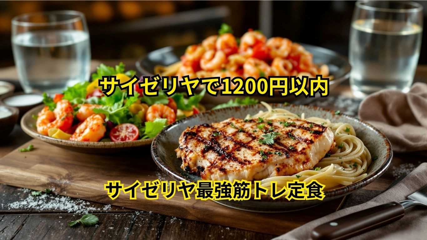 サイゼリヤ最強筋トレ定食