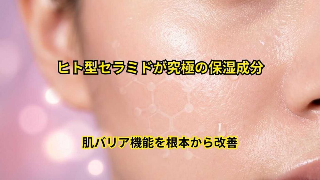 ヒト型セラミドが究極の保湿成分