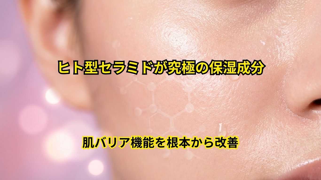 ヒト型セラミドが究極の保湿成分