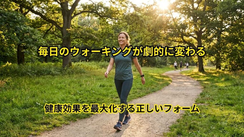 毎日のウォーキングが劇的に変わる