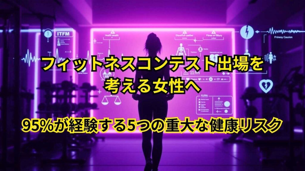 フィットネスコンテスト出場を考える女性