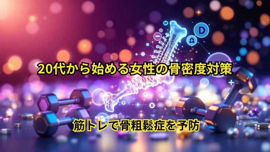 20代から始める女性の骨密度対策