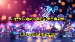 20代から始める女性の骨密度対策