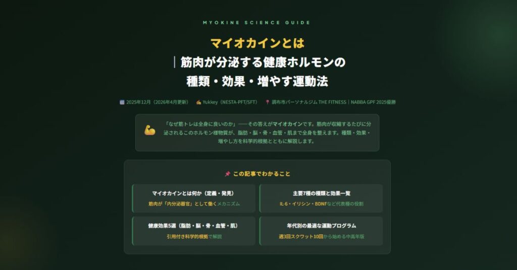 マイオカインとは