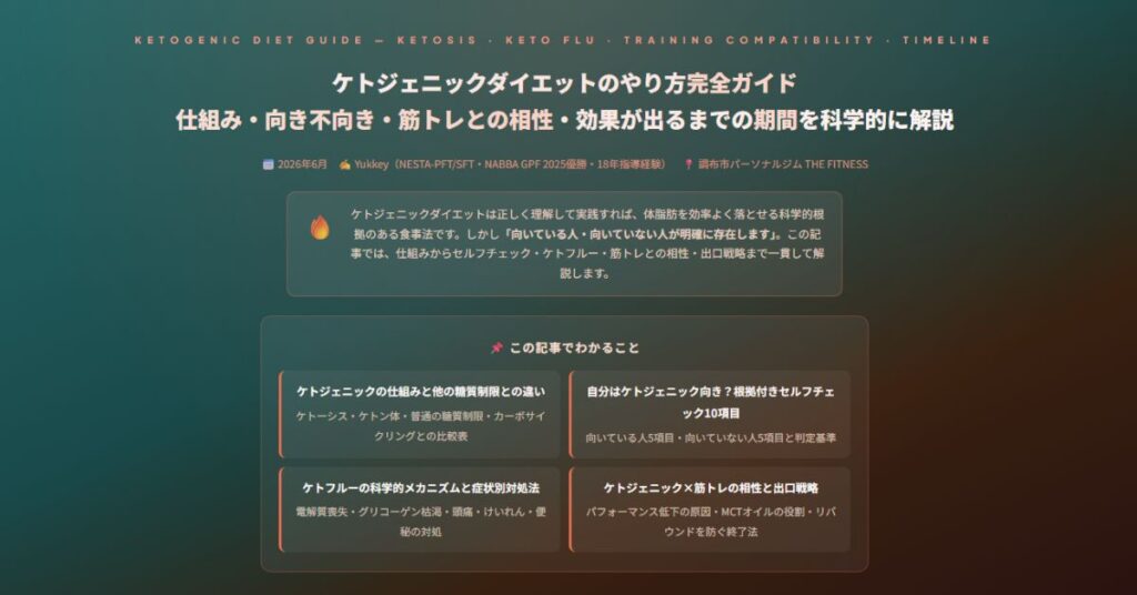 ケトジェニックダイエット