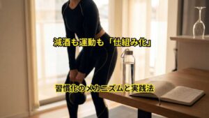 減酒も運動も仕組み化