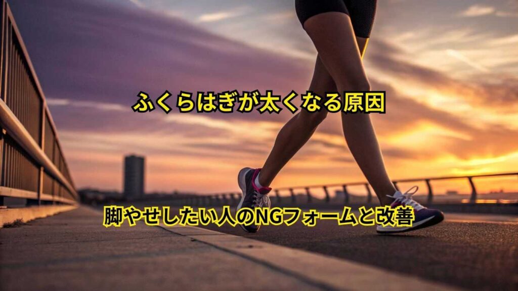 ふくらはぎが太くなる原因